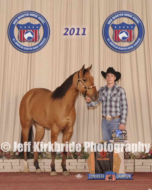 The All American Quarter Horse Congress Results for Class 5288 go 1