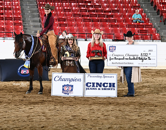 The All American Quarter Horse Congress Results for Class 139600 go 1