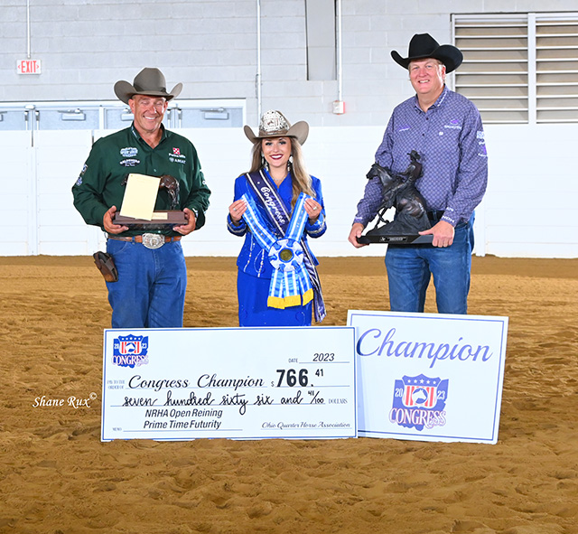 The All American Quarter Horse Congress Results for Class 2350 go 1